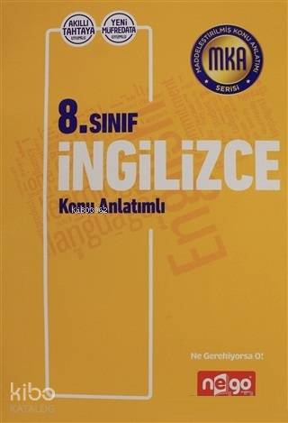 Nego Yayınları 8. Sınıf LGS İngilizce Konu Anlatımlı Nego 