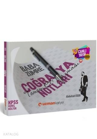 2020 KPSS Baba Zümre Coğrafya Notları