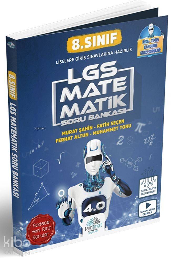 Tammat Yayınları 8. Sınıf LGS Matematik 4.0 Soru Bankası Tammat 