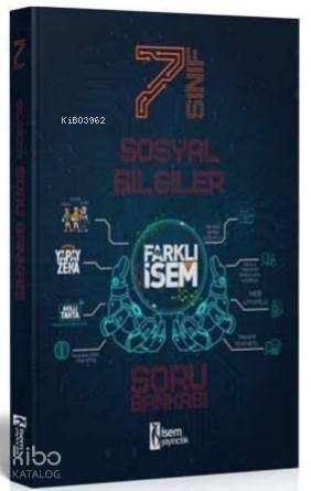 İsem 2021 7.Sınıf Farklı İsem Sosyal Bilgiler Soru Bankası İsem Yayıncılık
