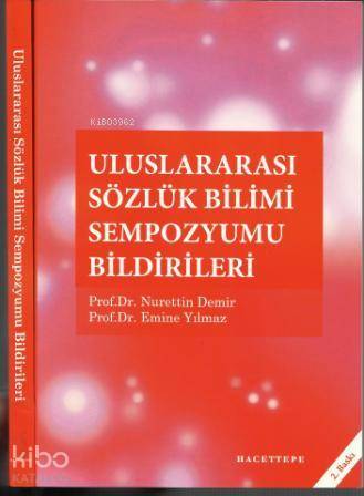 Uluslararası Sözlük Bilimi Sempozyumu Bildirileri