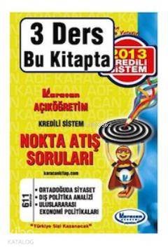 3. Sınıf Uluslararası İlişkiler Nokta Atış Sorular - Kod 611