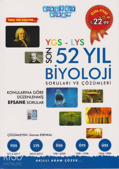 YGS LYS Son 52 Yıl Biyoloji Soruları ve Çözümleri