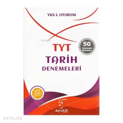 Karekök Yayınları TYT Tarih Denemeleri Karekök 