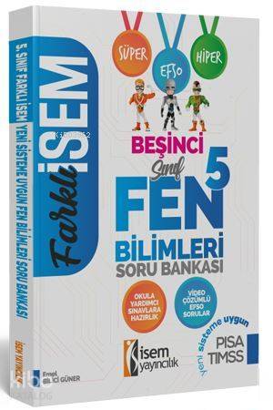 İsem Yayınları 5. Sınıf Fen Bilimleri Soru Bankası İsem 