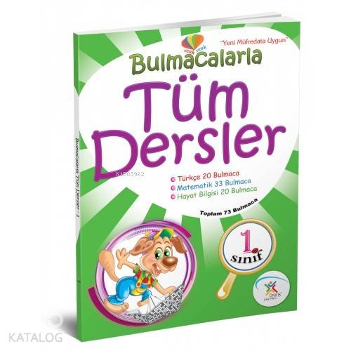 5 Renk Yayınları 1. Sınıf Bulmacalarla Tüm Dersler 5 Renk 