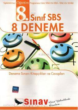 8. Sınıf SBS 8 Deneme; Deneme Sınavı Kitapçıkları ve Cevapları