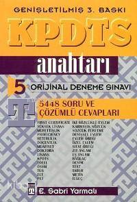  Kpdts Anahtarları | Eyüp Sabri Yarmalı | Timaş Yayınları | 9789753622523 | 