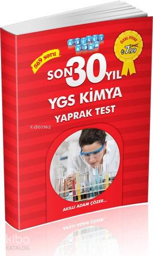 Son 30 Yıl YGS Kimya Yaprak Test