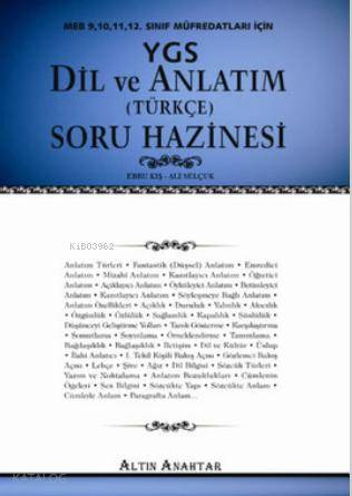 YGS Dil ve Anlatım (Türkçe) Soru Hazinesi