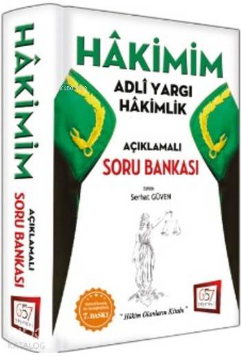2017 Hakimim Adli Yargı Hakimlik Açıklamalı Soru Bankası