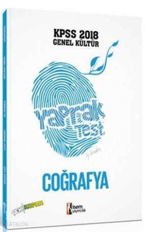 2018 KPSS Genel Kültür Coğrafya Çek Kopar Yaprak Test