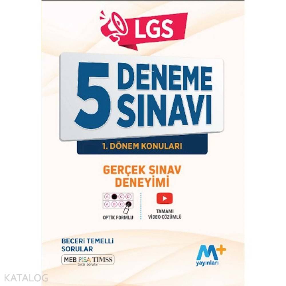 Martı Yayınları 8. Sınıf 1. Dönem LGS 5 Deneme Sınavı Gerçek Sınav Deneyimi Martı 