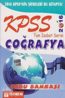 2016 KPSS Tam İsabet Coğrafya Soru Bankası