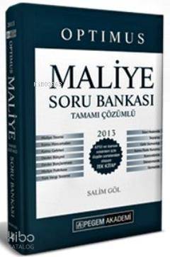KPSS A Grubu Optimus Maliye Tamamı Çözümlü Soru Bankası