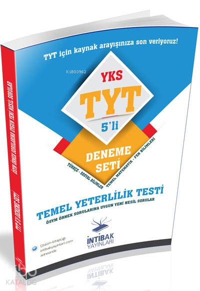 2018 YKS TYT 5 li Deneme