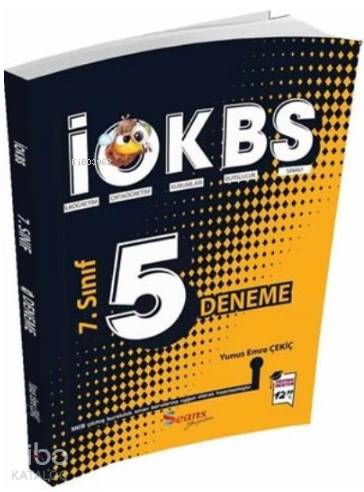 Seans Yayınları 7. Sınıf İlköğretim Ortaöğretim Kurumları Bursluluk Sınavı İOKBS 5 Deneme Seans 