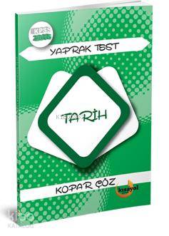 2016 KPSS Kopar Çöz Tarih Yaprak Test; 82 Adet Yaprak Test