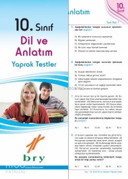 10. Sınıf Dil ve Anlatım Yaprak Testler Temel Düzey