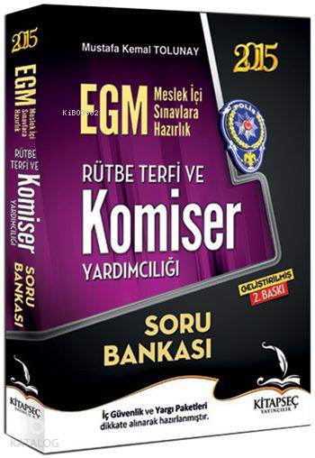 EGM Komiser Yardımcılığı ve Rütbe Terfi Soru Bankası 2015