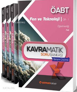 2017 ÖABT Fen ve Teknoloji Kavramatik Modüler Soru Seti; (Tamamı Çözümlü) Cilt 1-2-3-4 Takım