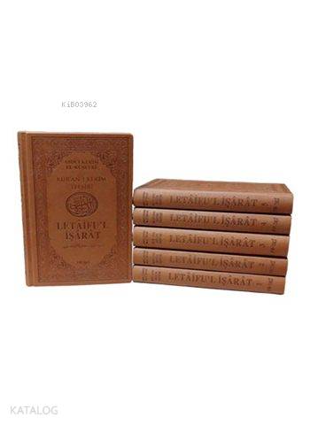  Letâiful İşârât (6 Cilt Termo Deri Cilt Şamua) Kuranı Kerim Tefsiri | Letâiful İşârât (6 Cilt Termo Deri Cilt Şamua) Kuranı Kerim Tefsiri | Abdülkerim Kuşeyri | İlkharf Yayınları | 9786055457471 