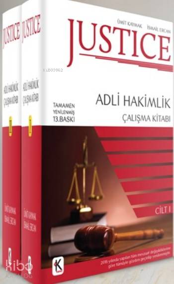 Justice Adli Hakimlik Çalışma Kitabı (2 Cilt)