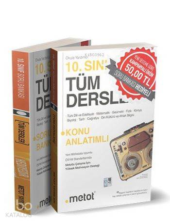 10. Sınıf Tüm Dersler Konu Anlatımlı - Soru Bankası