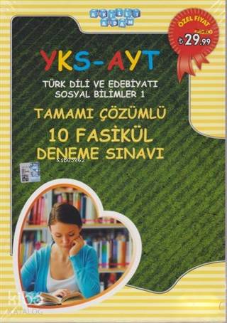 2018 YKS AYT Türk Dili ve Edebiyatı Sosyal Bilimler 1 Tamamı Çözümlü 10 Fasikül Deneme Sınavı