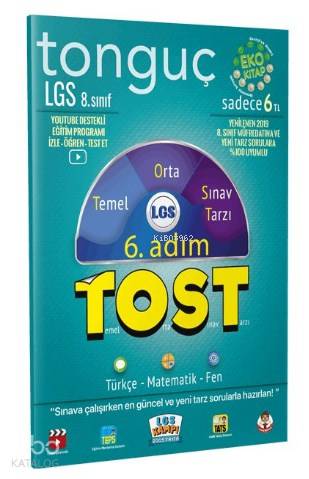 Tonguç Yayınları 8. Sınıf LGS TOST 6. Adım Tonguç 