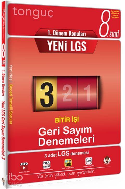 Tonguç Yayınları 8. Sınıf 1. Dönem LGS Geri Sayım Denemeleri 3 Tonguç 