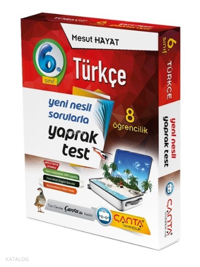 Çanta 6.Sınıf Kutu Yaprak Test Türkçe