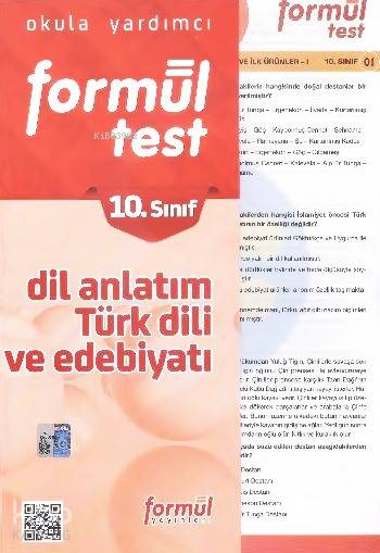 10. Sınıf Dil Anlatım - Türk Dili ve Edebiyatı Yaprak Testler
