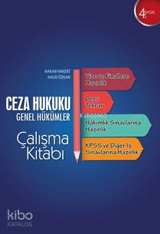  Ceza Hukuku Genel Hükümler Çalışma Kitabı Cep Boy | Ceza Hukuku Genel Hükümler Çalışma Kitabı Cep Boy | Hakan Hakeri | Halid Özkan | Hakan HakeriHalid Özkan | Adalet Yayınevi | 9786051467603 