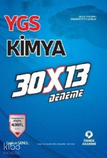 YGS Kimya 30 X 13 Deneme