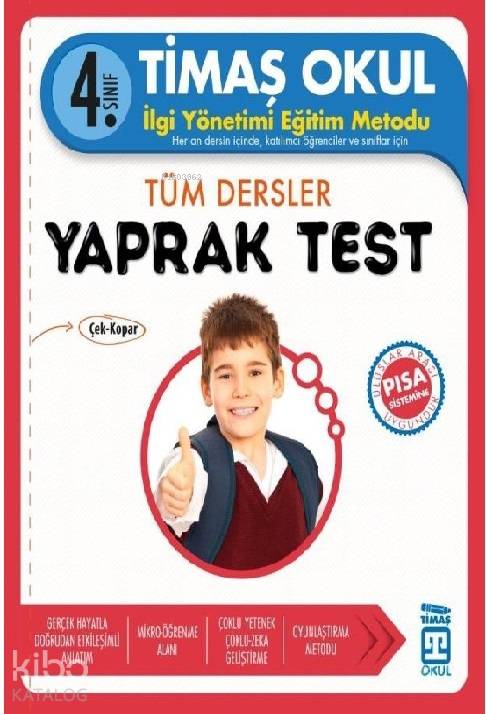  4 Sınıf Tüm Dersler Yaprak Test | 4 Sınıf Tüm Dersler Yaprak Test | Celal Akbaş | Timaş Okul | 9786050817508 