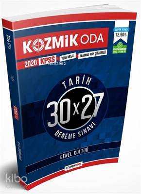 2020 KPSS Tarih 30 X 27 Tamamı PDF Çözümlü Deneme Sınavı Seti