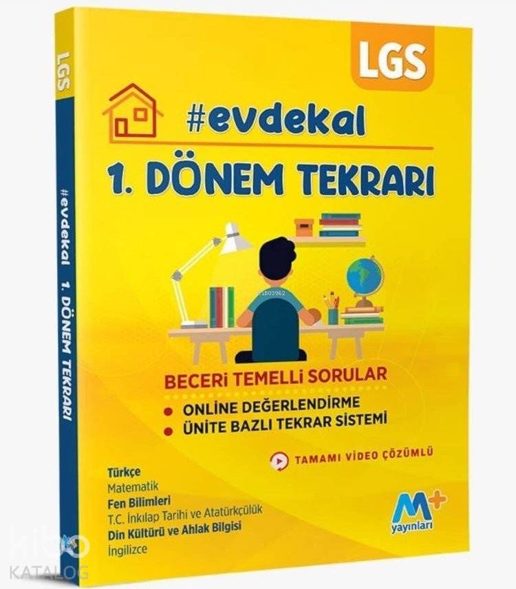 Martı Yayınları 8. Sınıf 1. Dönem LGS Tekrarı Evdekal Martı 