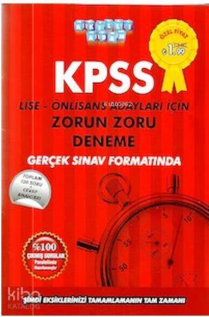 KPSS Lise Önlisans Zorun Zoru Deneme
