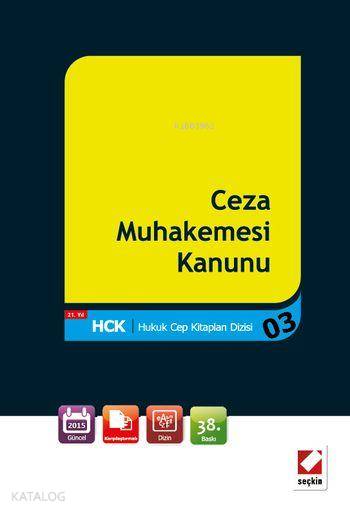  Ceza Muhakemesi Kanunu | Ceza Muhakemesi Kanunu | Remzi Özmen | Seçkin Yayıncılık | 9789750231643 
