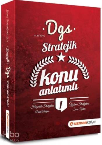 2016 Stratejik DGS Konu Anlatımlı