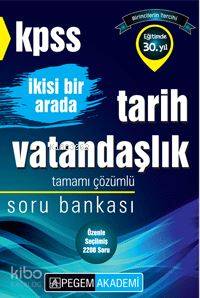 2016 KPSS İkisi Bir Arada Tarih - Vatandaşlık Tamamı Çözümlü Soru Bankası