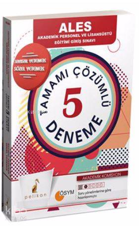 ALES Tamamı Çözümlü 5  Deneme