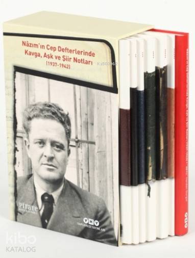  Nazımın Cep Defterlerinde Kavga Aşk ve Şiir Notları (1937 1942) (7 Kitap Set) | Nazımın Cep Defterlerinde Kavga Aşk ve Şiir Notları (1937 1942) (7 Kitap Set) | Kolektif | Yücel Demirel | Erden AkbulutYeşim BilgeHandan DurgutMehmet Ulusel | Yapı Kredi Yayınları ( YKY ) | 9789750840678 