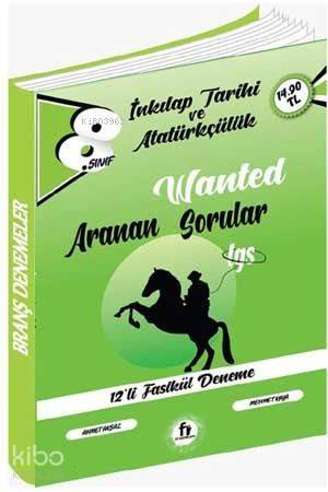 Fi Yayınları 8. Sınıf LGS İnkılap Tarihi ve Atatürkçülük Aranan Sorular 12 li Fasikül Deneme Fi 