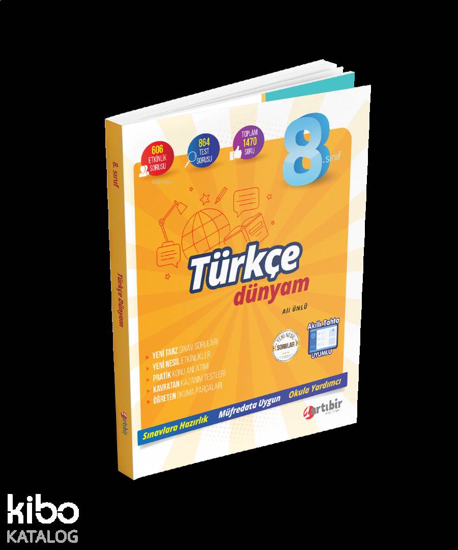 Artıbir Yayınları 8. Sınıf LGS Türkçe Dünyam Artıbir 