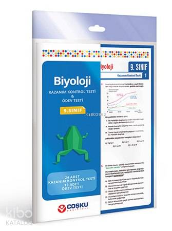 9. Sınıf Biyoloji; 24 Adet KKT & 13 Adet ÖT