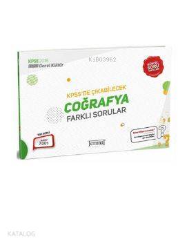 KPSS Genel Kültür Coğrafya KPSSde Çıkabilecek Farklı Sorular