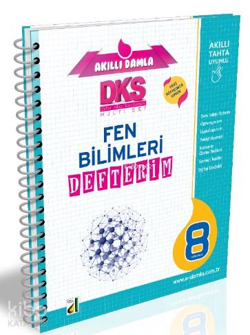  DKS 4B TC Fen Bilimleri Defterim 8 Sınıf | Abdurrahman Karaşahin | Damla Yayınevi | 9786051746326 | 