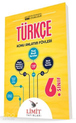 Limit Yayınları 6. Sınıf Türkçe Konu Anlatım Föyleri Limit 